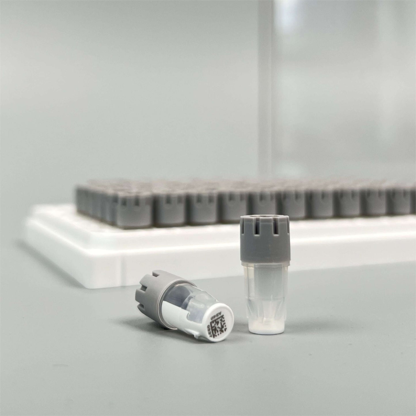 0.3ml SBS Format (96-well) Cryogenic Vials, Micronic cap, 3 codes, External thread