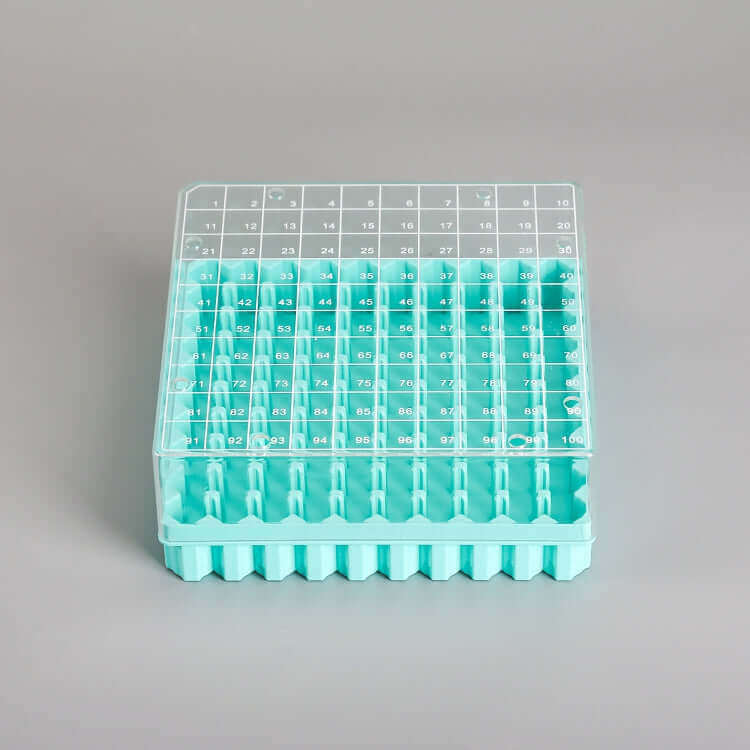 100 wells Box PP &PC material,10*10,Fit 2ml Cryovial