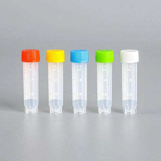 1.5ml Cryogenic Vial, No Codes,Flat Cap,Bag,External thread