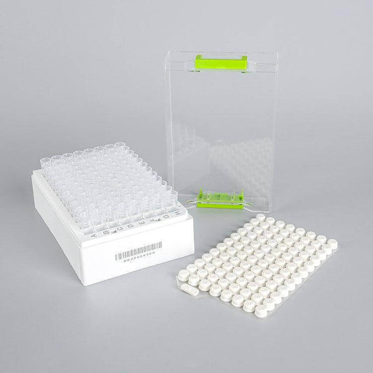 1.4ml SBS Format (96-well) Cryogenic Vials, TPE Cap, Single code, Internal thread/Rack - Smtrabio