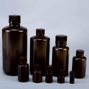 HDPE Brown Narrow Mouth Reagent Bottle Case - Smtrabio